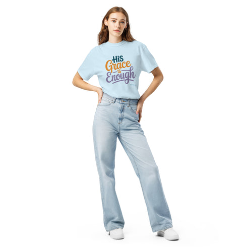 His Grace is Enough T-Shirt Christian Bible Verse T-Shirt